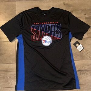 NBA Philadelphia 76ers Black and Blue Jersey